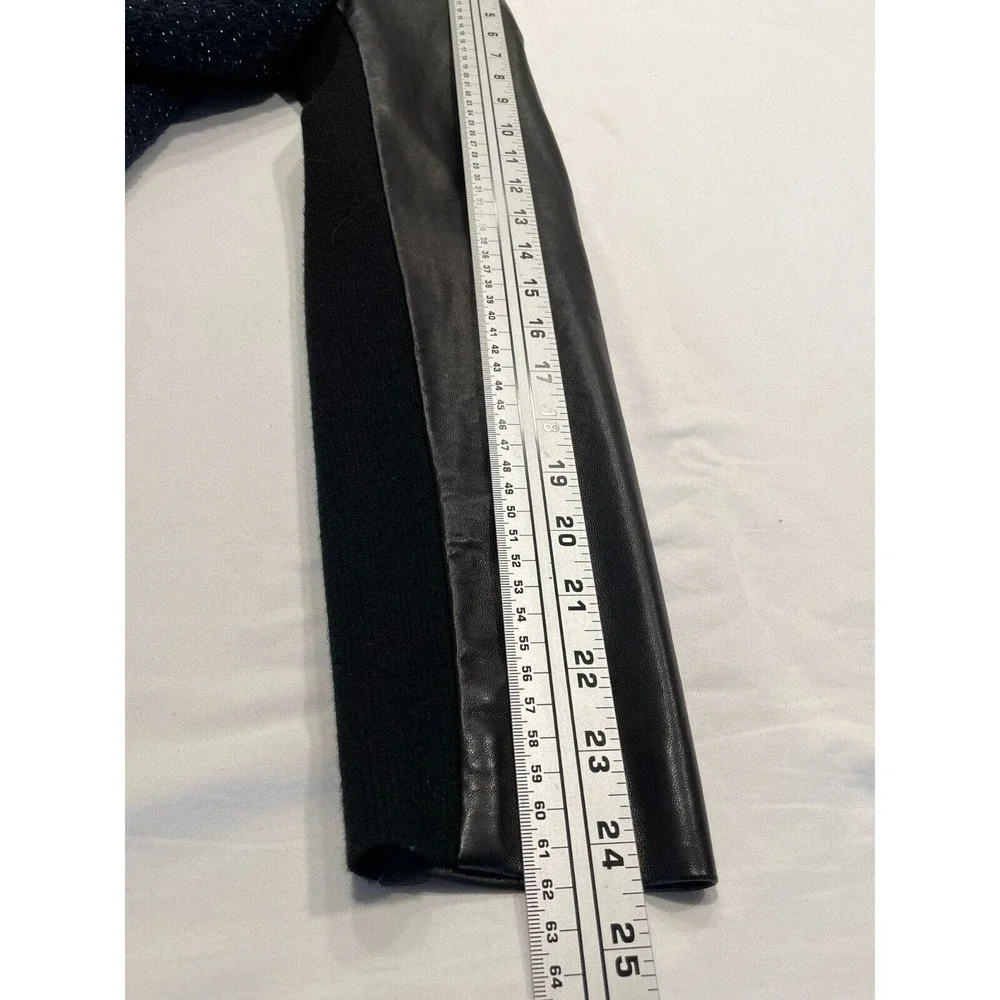 Rebecca Taylor Tweed Leather Fringe Moto Jacket - Picture 9 of 9